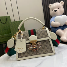 Load image into Gallery viewer, GUCCI GG Supreme Monogram Queen Margaret Top Handle Bag
