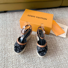 Load image into Gallery viewer, Louis Vuitton Isola Wedge Sandal
