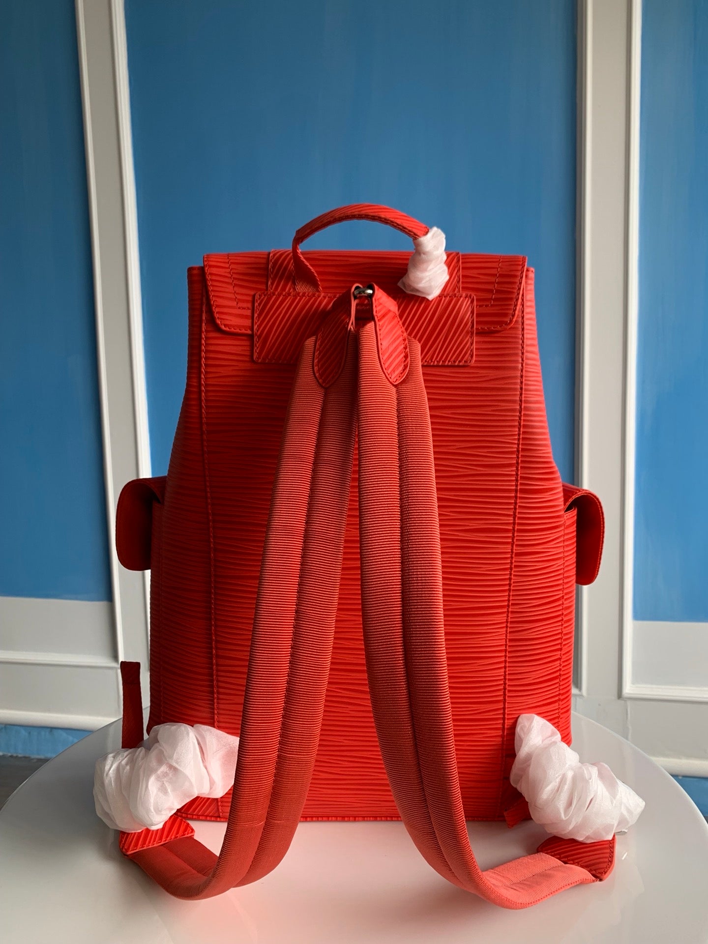 louis vuitton christopher backpack red Louis Vuitton Christopher MM Backpack