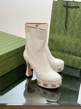 Load image into Gallery viewer, Gucci  Platform Boots With GG Studs
