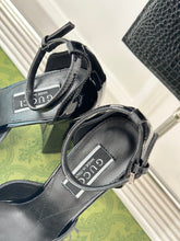 Load image into Gallery viewer, Gucci Platform Sandals With Double G

