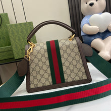 Load image into Gallery viewer, GUCCI GG Supreme Monogram Queen Margaret Top Handle Bag
