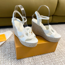 Load image into Gallery viewer, Louis Vuitton Isola Wedge Sandals

