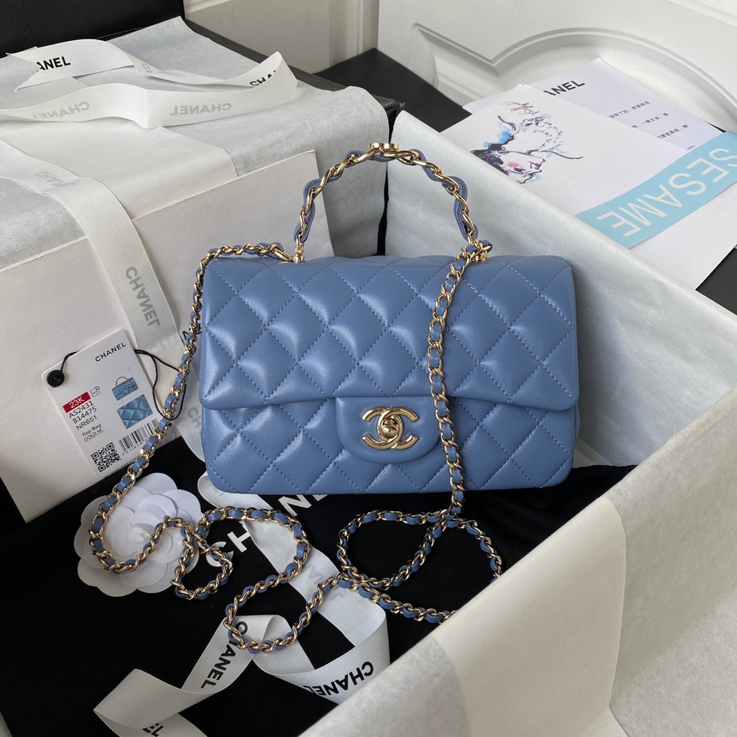 Chanel Mini Flap Bag With Top Handle