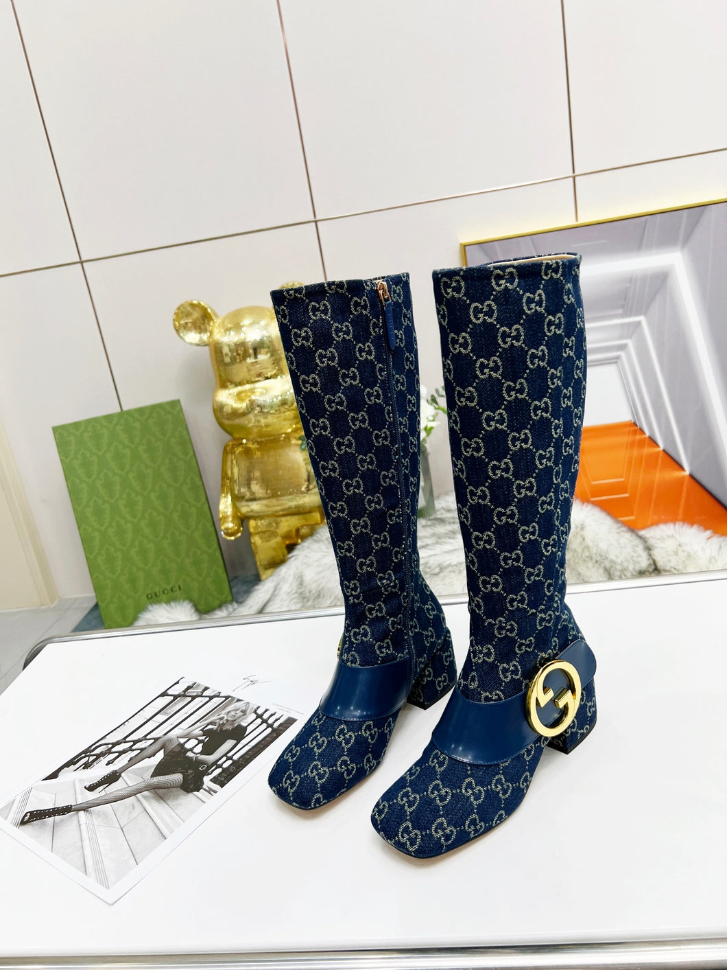 Gucci Blondie High Boots