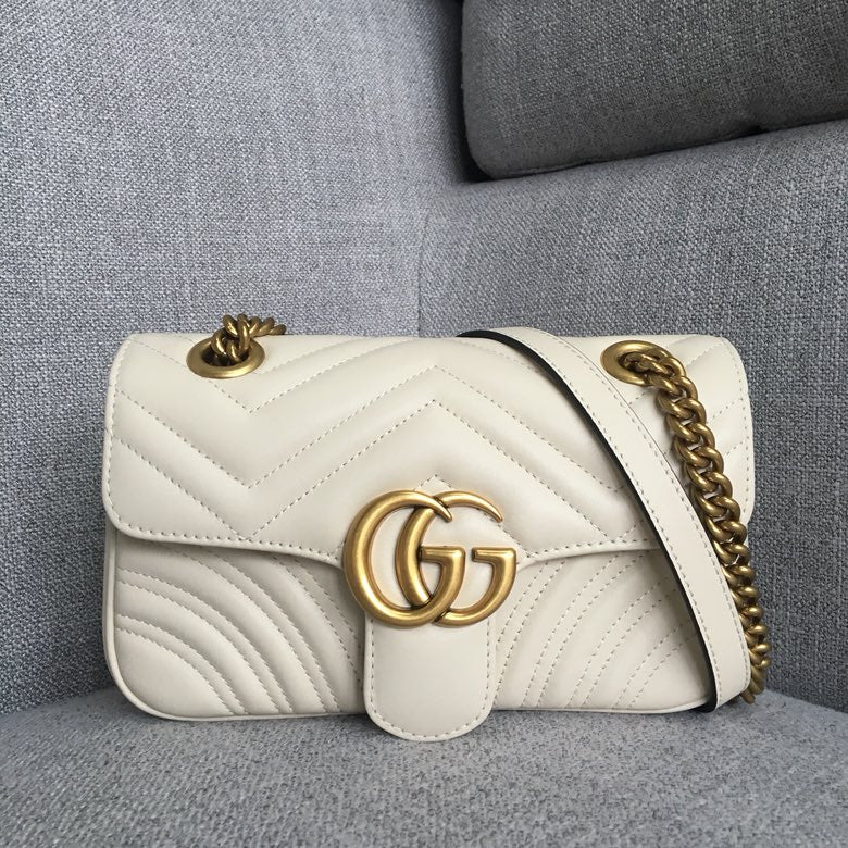 Gucci Marmont Small Matelassé Shoulder Bag