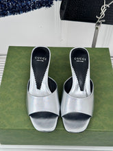 Load image into Gallery viewer, Gucci  interlocking G Heel Sandal
