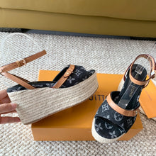 Load image into Gallery viewer, Louis Vuitton Isola Wedge Sandal

