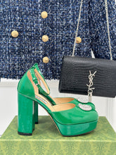 Load image into Gallery viewer, Gucci Platform Sandals With Double G
