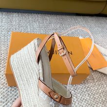 Load image into Gallery viewer, Louis Vuitton Helio&#39;s  Wedge Sandals

