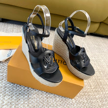 Load image into Gallery viewer, Louis Vuitton Isola Wedge Sandals
