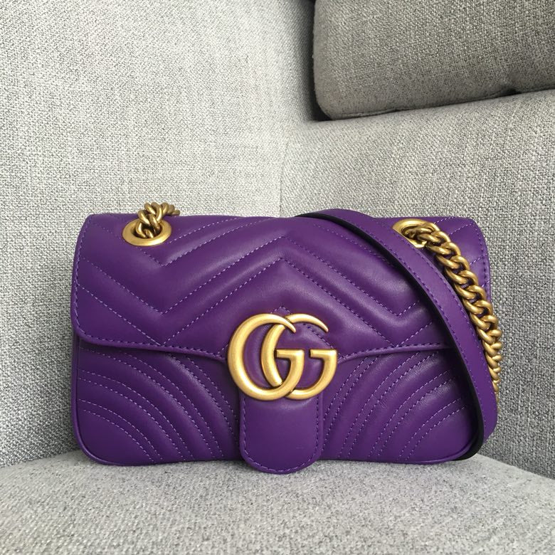 Gucci Marmont Small Matelassé Shoulder Bag