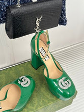 Load image into Gallery viewer, Gucci Platform Sandals With Double G
