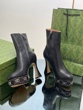 Load image into Gallery viewer, Gucci  Platform Boots With GG Studs
