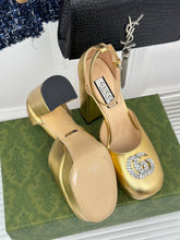 Load image into Gallery viewer, Gucci Platform Sandals With Double G
