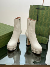 Load image into Gallery viewer, Gucci  Platform Boots With GG Studs
