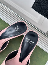 Load image into Gallery viewer, Gucci  interlocking G Heel Sandal
