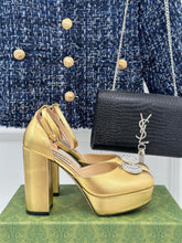 Load image into Gallery viewer, Gucci Platform Sandals With Double G
