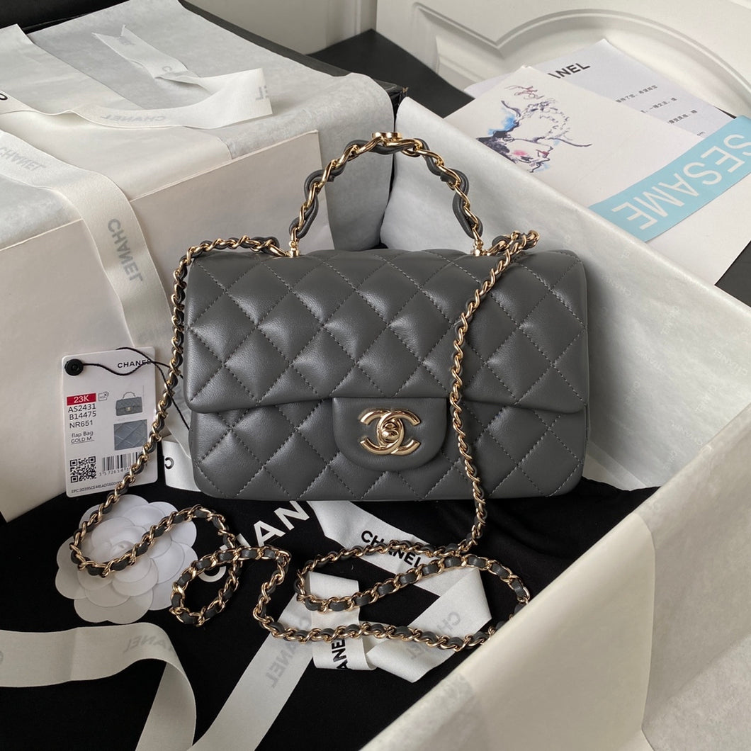 Chanel Mini Flap Bag With Top Handle