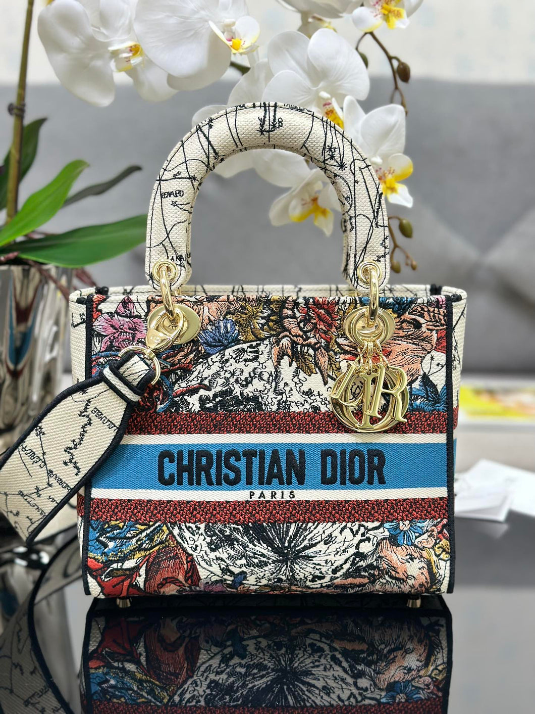 Christian Dior Medium Lady D Lite Bag