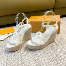 Load image into Gallery viewer, Louis Vuitton Isola Wedge Sandals
