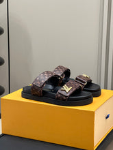 Load image into Gallery viewer, Louis Vuitton Sunset Comfort  Flat Mule
