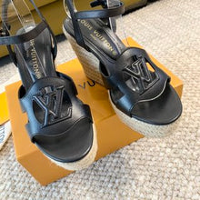 Load image into Gallery viewer, Louis Vuitton Isola Wedge Sandals
