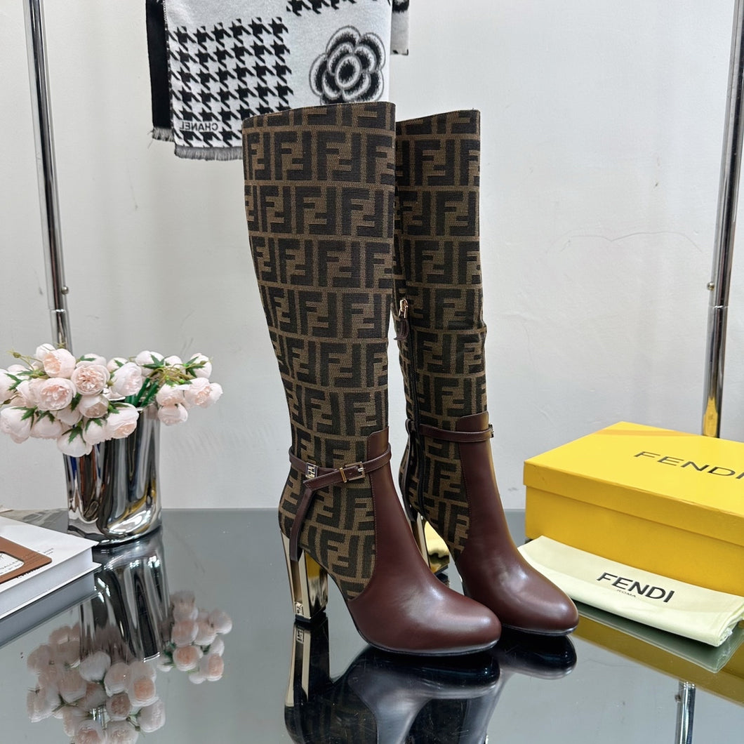 Fendi Delfina Knee High Boots