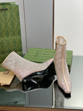 Load image into Gallery viewer, Gucci  GG Mid Heel Boots
