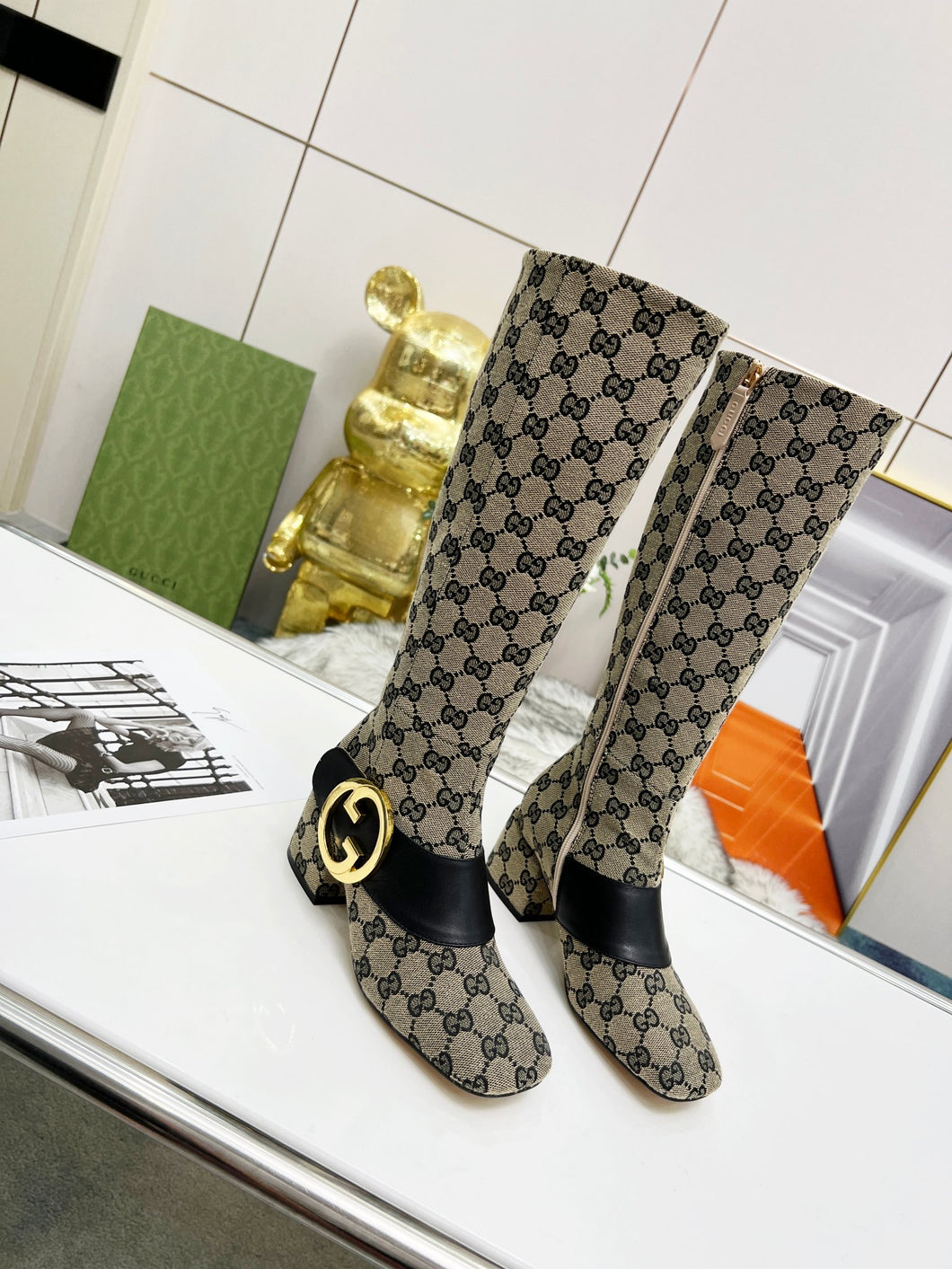 Gucci Blondie High Boots