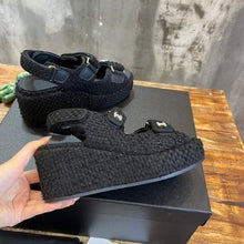 Load image into Gallery viewer, Chanel  Platform Sandals
