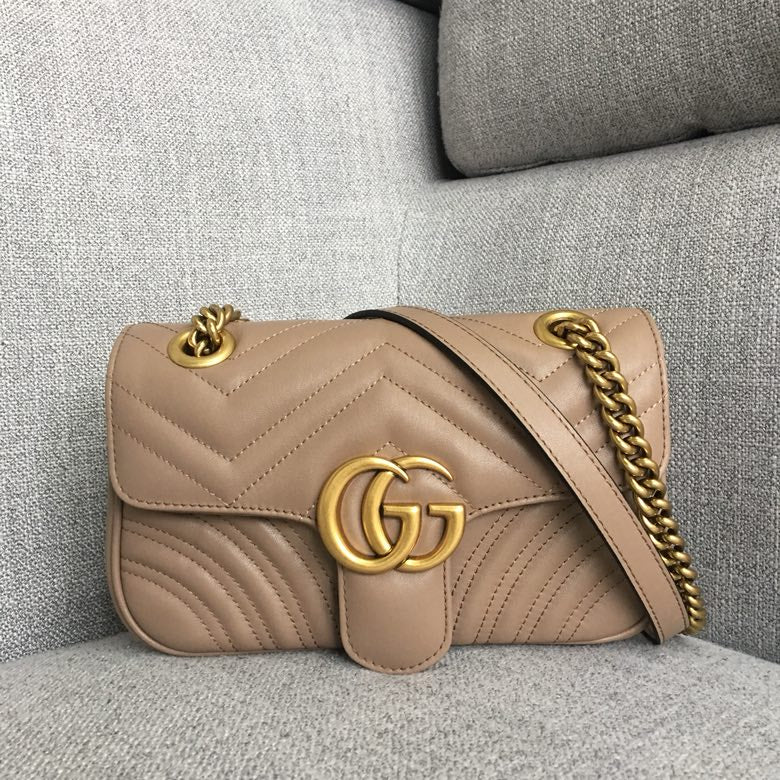 Gucci Marmont Small Matelassé Shoulder Bag