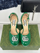 Load image into Gallery viewer, Gucci Platform Sandals With Double G
