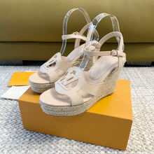 Load image into Gallery viewer, Louis Vuitton Isola Wedge Sandals

