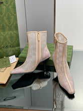 Load image into Gallery viewer, Gucci  GG Mid Heel Boots
