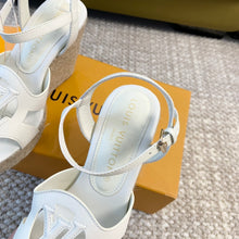 Load image into Gallery viewer, Louis Vuitton Isola Wedge Sandals
