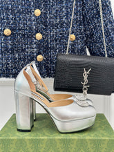 Load image into Gallery viewer, Gucci Platform Sandals With Double G
