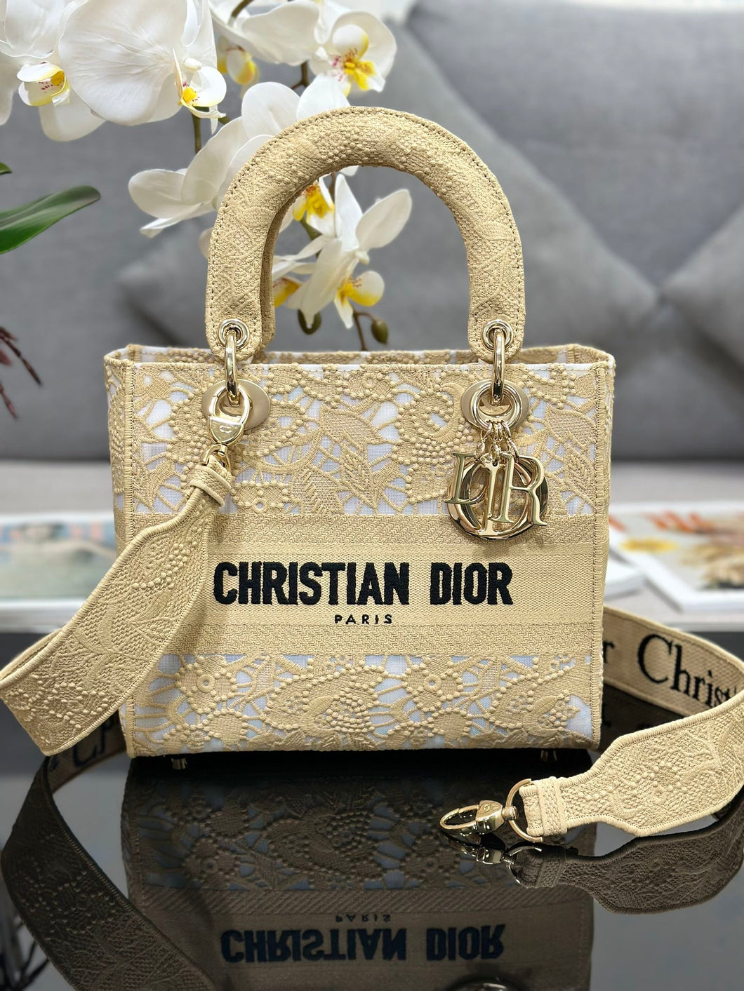 Christian Dior Medium Lady D Lite Bag