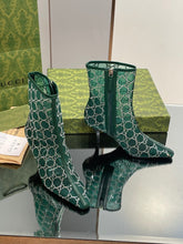 Load image into Gallery viewer, Gucci  GG Mid Heel Boots
