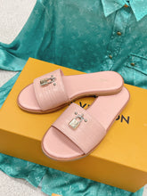 Load image into Gallery viewer, Louis Vuitton Lock It  Flat Mule

