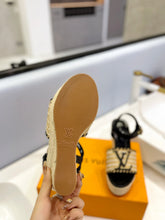 Load image into Gallery viewer, Louis Vuitton Starboard Wedge Sandals
