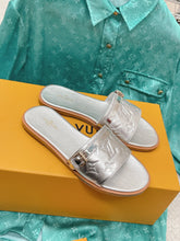 Load image into Gallery viewer, Louis Vuitton Lock It  Flat Mule
