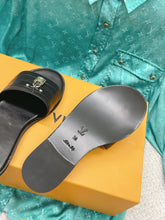 Load image into Gallery viewer, Louis Vuitton Lock It  Flat Mule
