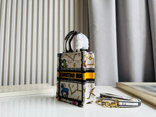 Load image into Gallery viewer, Christian Dior  Mini Book Tote Phone Bag
