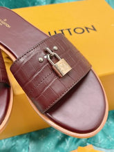 Load image into Gallery viewer, Louis Vuitton Lock It  Flat Mule

