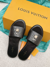 Load image into Gallery viewer, Louis Vuitton Lock It  Flat Mule
