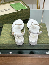 Load image into Gallery viewer, Gucci Double G  Sandals
