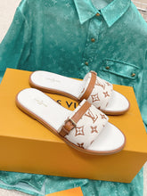 Load image into Gallery viewer, Louis Vuitton Lock It  Flat Mule
