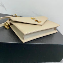 Load image into Gallery viewer, YSL Cassandre Envelope Chain Wallet In Smooth Leather
