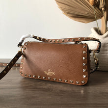 Load image into Gallery viewer, Valentino Garavani Small Rockstud  Grainy  Crossbody Bag
